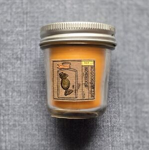 Bath & Body Works Bourbon Butterscotch Scented Candle 1.3 oz Rare Mini Mason Jar